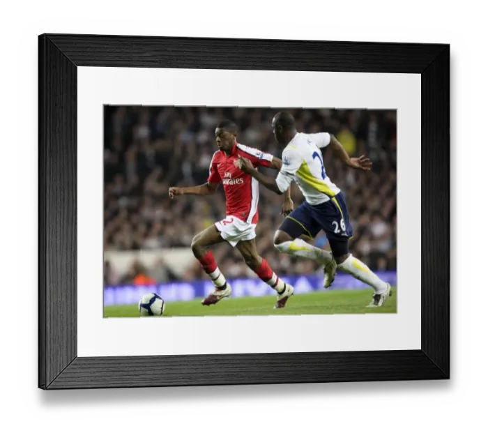 Framed Print : Diaby vs. King: A Rivalry Unforgettable - Arsenal vs. Tottenham, 14 / 4 / 10