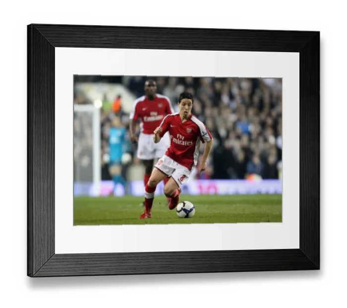 Framed Print : Samir Nasri's Determined Performance in a 2:1 Loss to Tottenham Hotspur, Barclays Premier League, April 14, 2010 Framed Print : Samir Nasri's Determined Performance in a 2:1 Loss to Tottenham Hotspur, Barclays Premier League, April 14, 2010