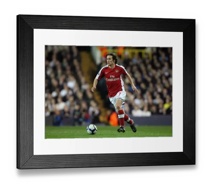 Framed Print : Tomas Rosicky (Arsenal). Tottenham Hotspur 2: 1 Arsenal. Barclays Premier League Framed Print : Tomas Rosicky (Arsenal). Tottenham Hotspur 2: 1 Arsenal. Barclays Premier League