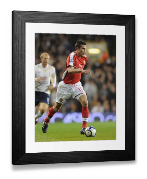 Framed Print : Robin van Persie's Strike: Arsenal's Thrilling 2-1 Victory Over Tottenham in the Premier League Framed Print : Robin van Persie's Strike: Arsenal's Thrilling 2-1 Victory Over Tottenham in the Premier League
