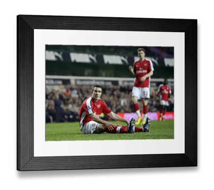 Framed Print : Robin van Persie's Epic Goal: Arsenal's Thrilling Victory over Tottenham Hotspur in the Barclays Premier League (April 14, 2010) Framed Print : Robin van Persie's Epic Goal: Arsenal's Thrilling Victory over Tottenham Hotspur in the Barclays Premier League (April 14, 2010)