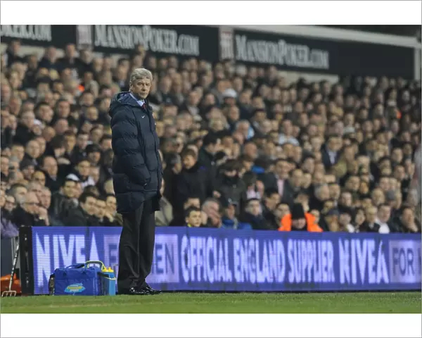 Arsenal manager Arsene Wenger. Tottenham Hotspur 2: 1 Arsenal, Barclays Premier League