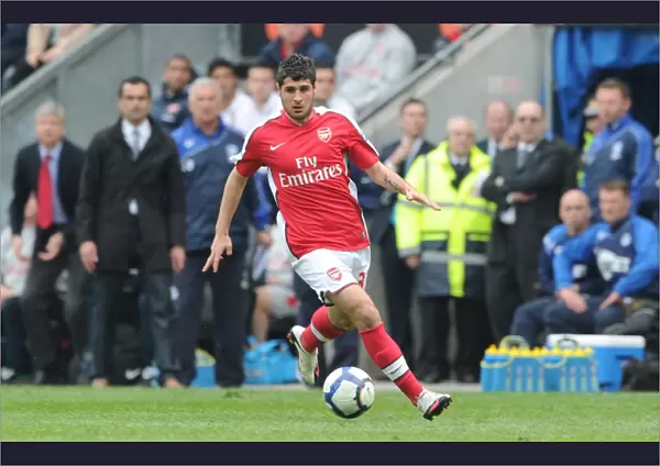 Fran Merida (Arsenal). Wigan Athletic 3: 2 Arsenal, FA Barclays Premier League
