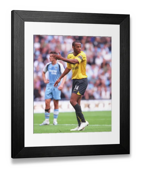 Framed Print : Thierry Henry's Lone Goal: Arsenal's Victory Over Manchester City, 2006