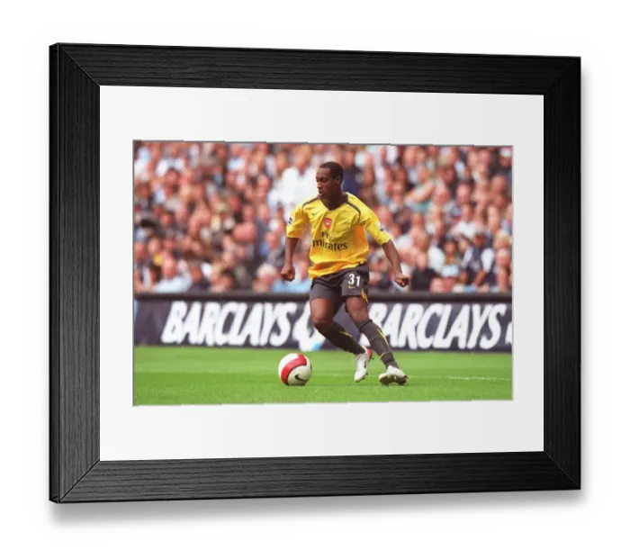 Framed Print : Justin Hoyte's Victory Over Manchester City: Arsenal's 1-0 Triumph at the City of Manchester Stadium (2006) Framed Print : Justin Hoyte's Victory Over Manchester City: Arsenal's 1-0 Triumph at the City of Manchester Stadium (2006)