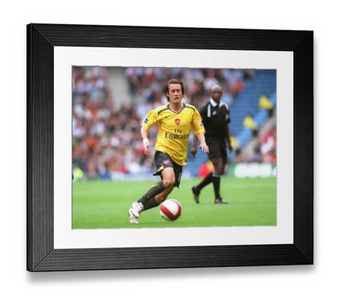 Framed Print : Tomas Rosicky: Arsenal's Lone Warrior in Manchester City's 1:0 FA Premiership Victory Framed Print : Tomas Rosicky: Arsenal's Lone Warrior in Manchester City's 1:0 FA Premiership Victory