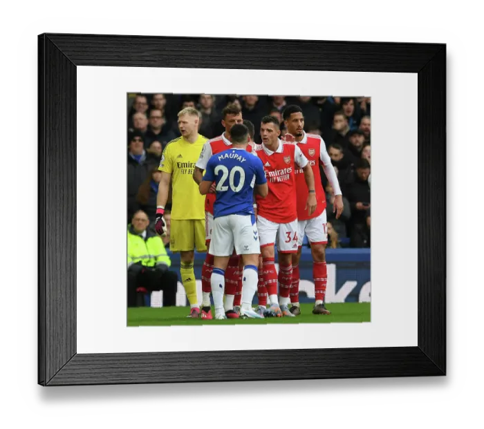 Framed Print : Xhaka vs Maupay: Clash of the Midfielders - Everton vs Arsenal, Premier League 2022-23 Framed Print : Xhaka vs Maupay: Clash of the Midfielders - Everton vs Arsenal, Premier League 2022-23