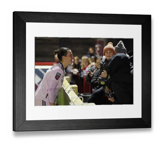 Framed Print : Arsenal Women Celebrate Victory Over West Ham United in FA Women's Super League