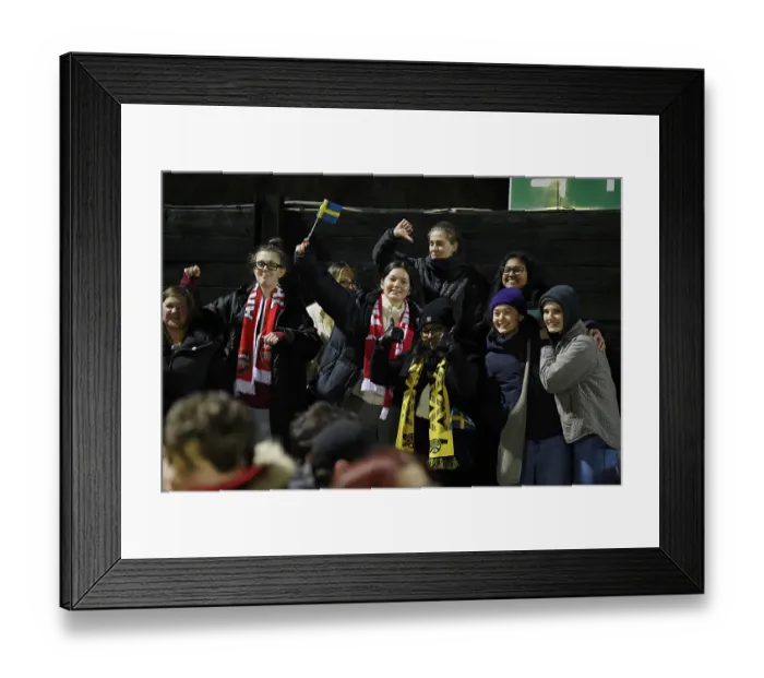 Framed Print : Arsenal FC: A Sea of Passionate Fans - West Ham United vs. Arsenal, Barclays Women's Super League Framed Print : Arsenal FC: A Sea of Passionate Fans - West Ham United vs. Arsenal, Barclays Women's Super League