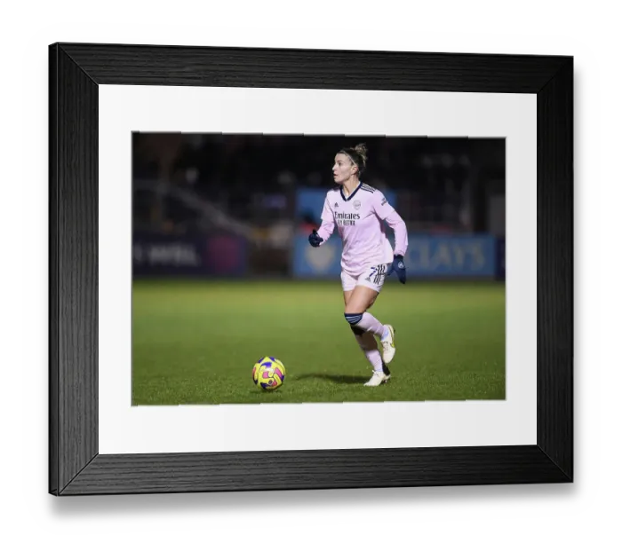 Framed Print : Steph Catley in Action: Arsenal vs. West Ham United - FA Women's Super League