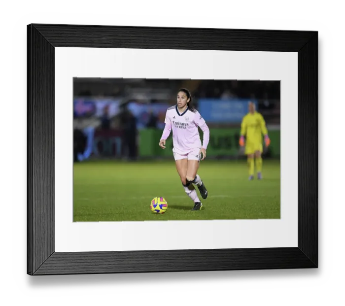 Framed Print : Arsenal's Rafaelle Souza in Action: Barclays FA Women's Super League Clash Against West Ham United