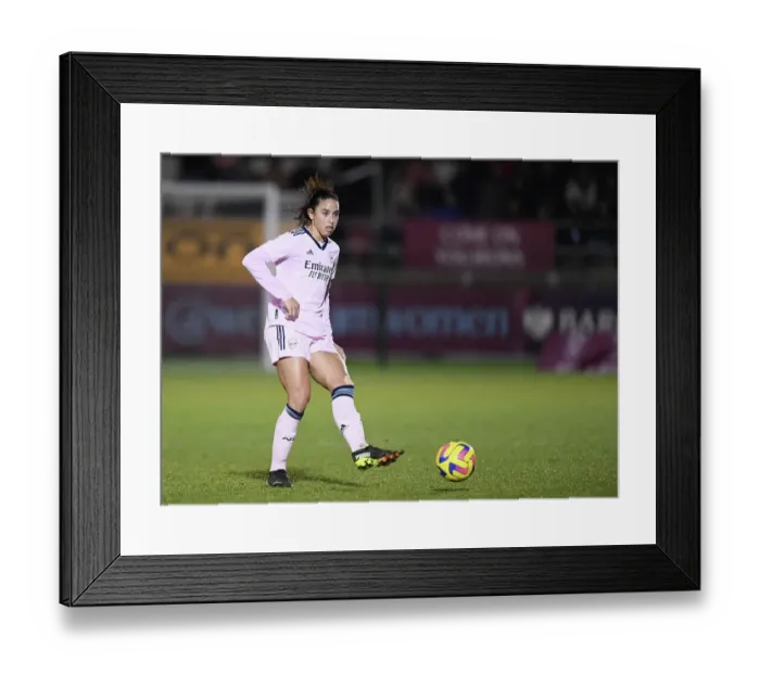 Framed Print : Arsenal's Rafaelle Souza in Action during Barclays Women's Super League Match