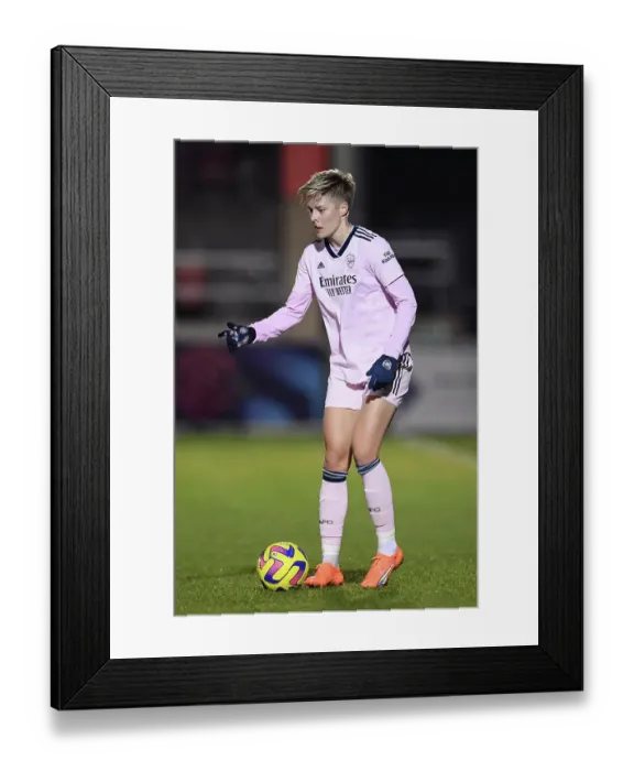 Framed Print : Arsenal's Lina Hurtig in Action during FA Women's Super League Match vs West Ham United