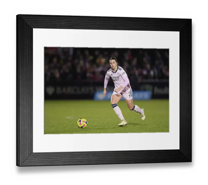 Framed Print : Arsenal's Lotte Wubben-Moy in Action during FA Women's Super League Match Framed Print : Arsenal's Lotte Wubben-Moy in Action during FA Women's Super League Match
