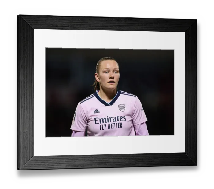 Framed Print : Arsenal's Frida Maanum in Action: Arsenal vs. West Ham United, Barclays Women's Super League Framed Print : Arsenal's Frida Maanum in Action: Arsenal vs. West Ham United, Barclays Women's Super League