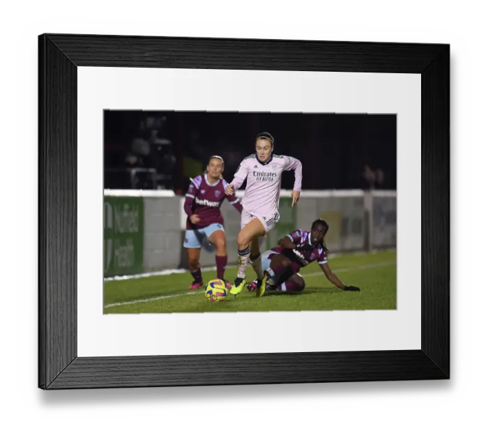 Framed Print : Caitlin Foord's Brilliant Performance Leads Arsenal to Victory over West Ham Framed Print : Caitlin Foord's Brilliant Performance Leads Arsenal to Victory over West Ham