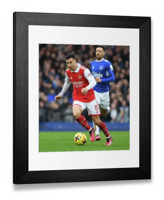 Framed Print : Martinelli Shines: Everton vs. Arsenal, Premier League 2022-23 Framed Print : Martinelli Shines: Everton vs. Arsenal, Premier League 2022-23