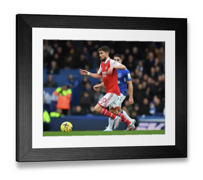 Framed Print : Jorginho in Action: Everton vs Arsenal, Premier League 2022-23 Framed Print : Jorginho in Action: Everton vs Arsenal, Premier League 2022-23