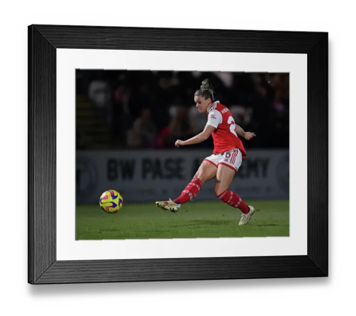 Framed Print : Arsenal Women vs Manchester City Women: FA WSL Cup Semi-Final Showdown