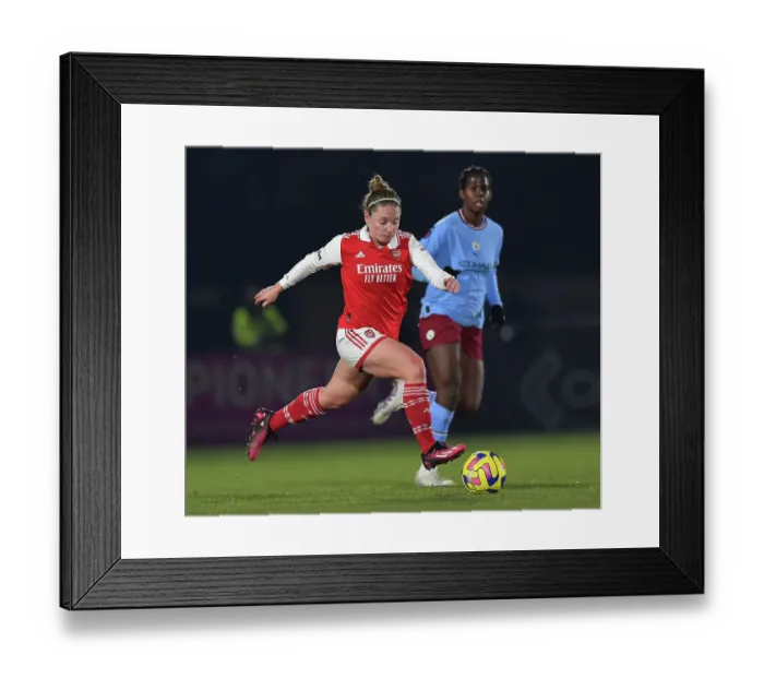 Framed Print : Arsenal's Kim Little Faces Off Against Manchester City in FA WSL Cup Semi-Final Showdown Framed Print : Arsenal's Kim Little Faces Off Against Manchester City in FA WSL Cup Semi-Final Showdown