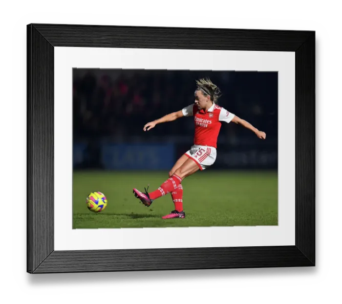 Framed Print : FA WSL Cup Semi-Final: Arsenal Women vs Manchester City Women Showdown