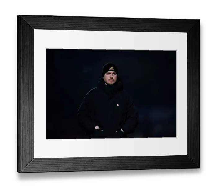 Framed Print : Jonas Eidevall Leads Arsenal Women in FA WSL Cup Semi-Final Clash Against Manchester City