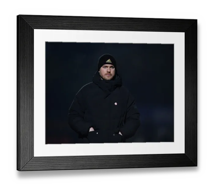 Framed Print : Arsenal Women's FA WSL Cup Semi-Final: Jonas Eidevall Faces Manchester City