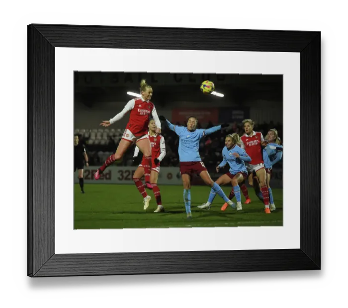 Framed Print : FA WSL Cup Semi-Final: Stina Blackstenius's Showdown - Arsenal Women vs Manchester City Framed Print : FA WSL Cup Semi-Final: Stina Blackstenius's Showdown - Arsenal Women vs Manchester City