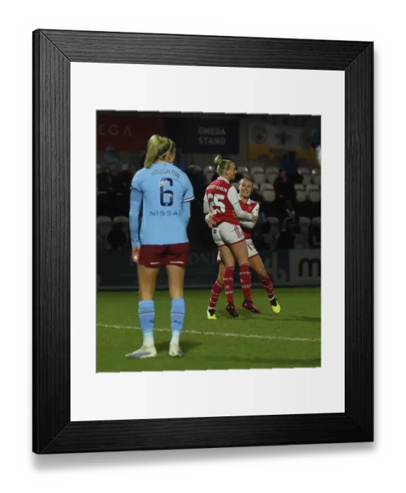 Framed Print : Arsenal Women's FA Cup Semi-Final Drama: Stina Blackstenius Scores Last-Minute Winner Against Manchester City Framed Print : Arsenal Women's FA Cup Semi-Final Drama: Stina Blackstenius Scores Last-Minute Winner Against Manchester City
