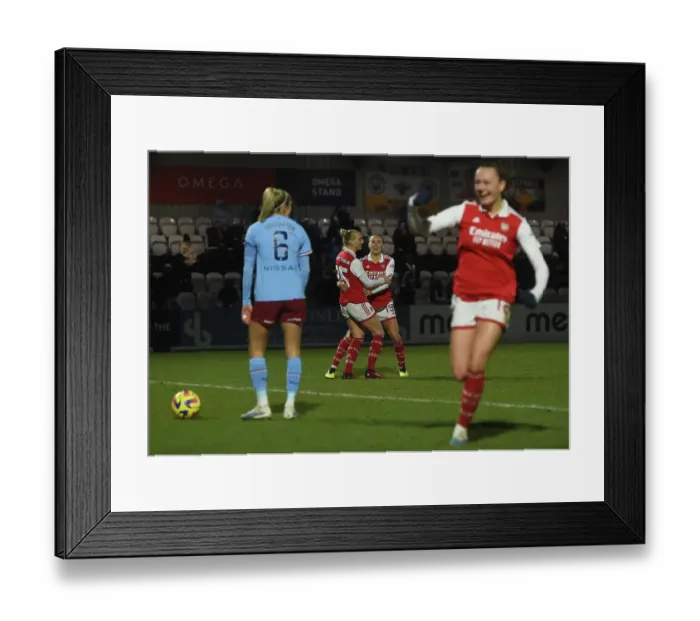 Framed Print : Arsenal Women's FA Cup Semi-Final: Stina Blackstenius Scores the Winner Against Manchester City Framed Print : Arsenal Women's FA Cup Semi-Final: Stina Blackstenius Scores the Winner Against Manchester City
