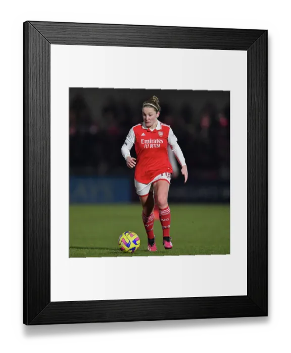 Framed Print : Arsenal's Kim Little Shines in FA WSL Cup Semi-Final Showdown Against Manchester City