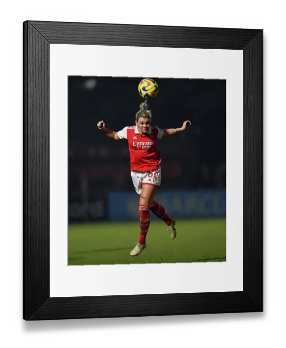 Framed Print : Arsenal Women vs Manchester City Women: FA WSL Cup Semi-Final Clash