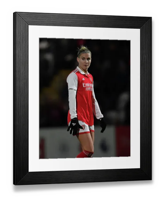 Framed Print : Arsenal Women vs Manchester City Women: FA WSL Cup Semi-Final Clash