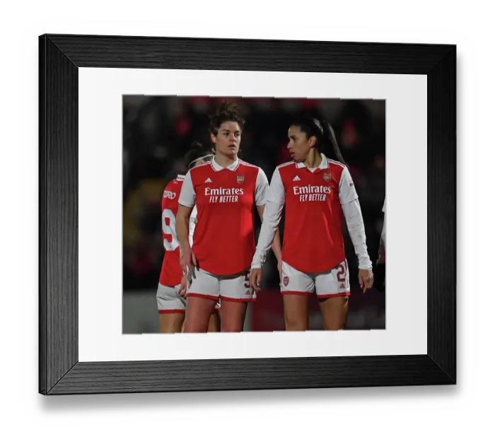 Framed Print : Arsenal Women vs Manchester City Women: FA WSL Cup Semi-Final Showdown