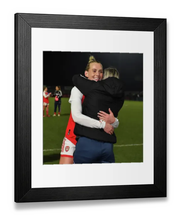 Framed Print : Arsenal Women's Triumph: FA WSL Cup Semi-Finals - Arsenal vs Manchester City Framed Print : Arsenal Women's Triumph: FA WSL Cup Semi-Finals - Arsenal vs Manchester City