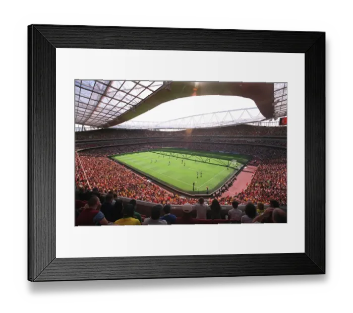 Framed Print : A Classic Clash: Brazil vs. Argentina from Arsenal FC's 2006-07 Season