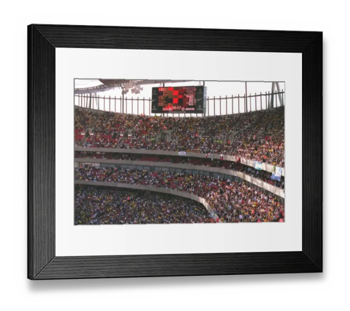 Framed Print : Arsenal FC: Classic Clash - Brazil vs. Argentina, 2006-07 Season