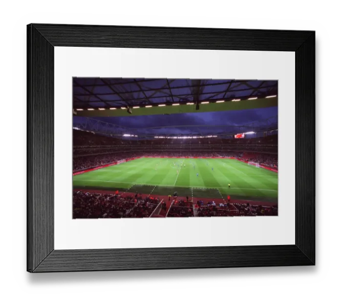Framed Print : The match in progress