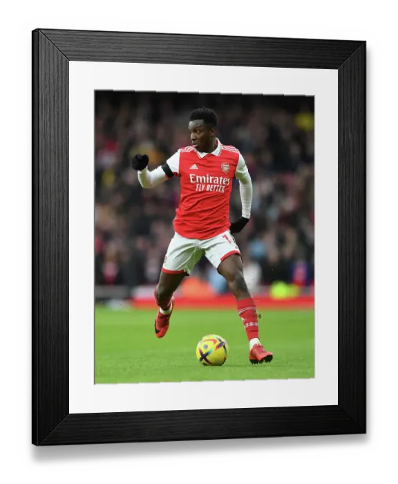 Framed Print : Arsenal's Eddie Nketiah in Action: Arsenal vs. Brentford, Premier League 2022-23 Framed Print : Arsenal's Eddie Nketiah in Action: Arsenal vs. Brentford, Premier League 2022-23