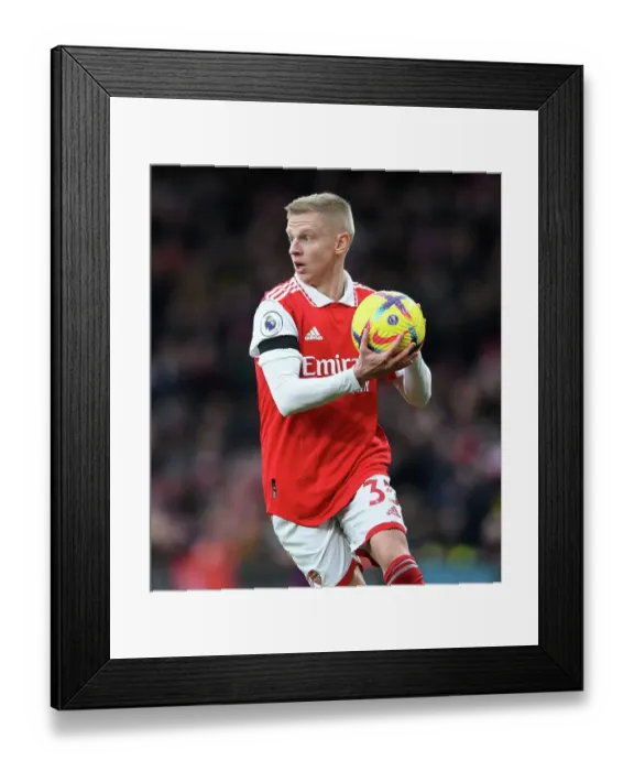 Framed Print : Zinchenko's Performance: Arsenal vs. Brentford, Premier League 2022-23