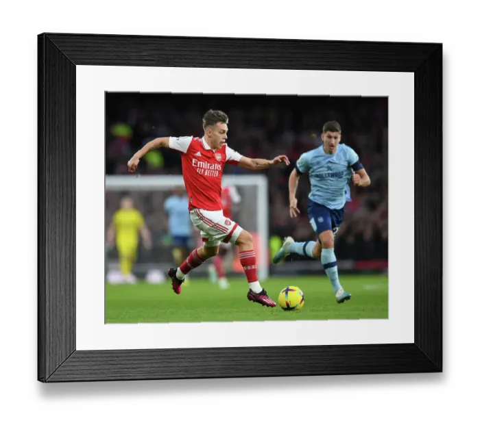 Framed Print : Arsenal's Trossard Shines: Arsenal vs. Brentford - Premier League Showdown Framed Print : Arsenal's Trossard Shines: Arsenal vs. Brentford - Premier League Showdown