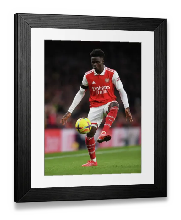 Framed Print : Arsenal's Bukayo Saka in Action: Arsenal vs. Brentford, Premier League 2022-23 Framed Print : Arsenal's Bukayo Saka in Action: Arsenal vs. Brentford, Premier League 2022-23