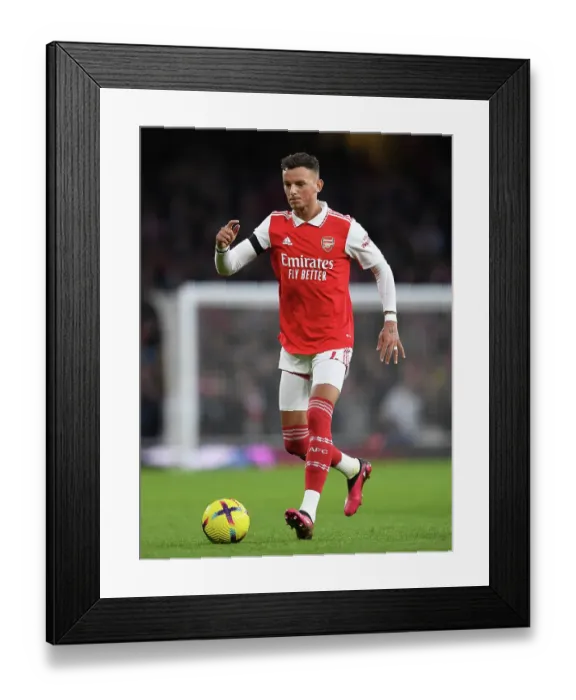 Framed Print : Arsenal's Ben White in Action: Arsenal vs. Brentford, Premier League 2022-23 Framed Print : Arsenal's Ben White in Action: Arsenal vs. Brentford, Premier League 2022-23