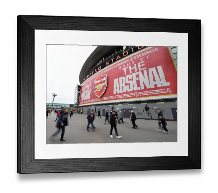 Framed Print : Arsenal FC: A Sea of Passionate Fans Awaits the Premier League Clash against Brentford at Emirates Stadium, London, 2023 Framed Print : Arsenal FC: A Sea of Passionate Fans Awaits the Premier League Clash against Brentford at Emirates Stadium, London, 2023