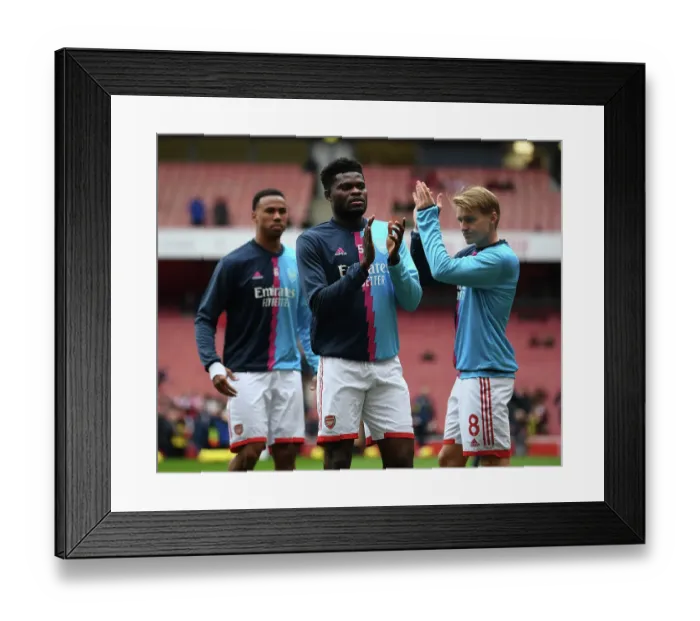 Framed Print : Arsenal's Thomas Partey Prepares for Brentford Clash in Premier League (Arsenal v Brentford 2022-23) Framed Print : Arsenal's Thomas Partey Prepares for Brentford Clash in Premier League (Arsenal v Brentford 2022-23)