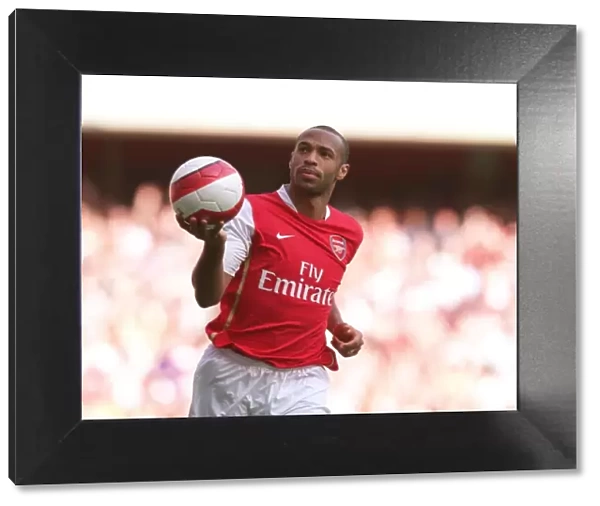 Thierry Henry's Euphoric Goal: Arsenal's Equalizer Against Middlesbrough, FA Premier League, 2006
