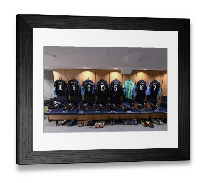Framed Print : Manchester City v Arsenal - Barclays Women's Super League