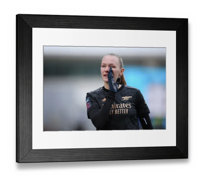 Framed Print : Arsenal's Frida Maanum Faces Off Against Manchester City in FA Women's Super League Clash Framed Print : Arsenal's Frida Maanum Faces Off Against Manchester City in FA Women's Super League Clash
