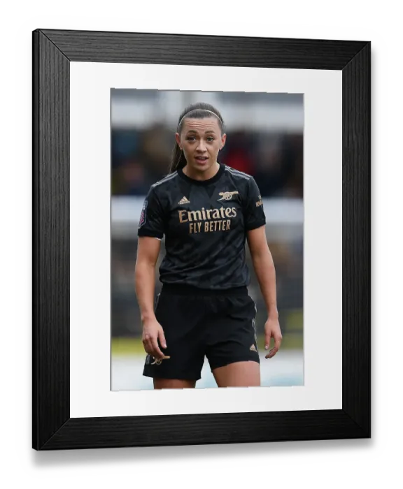 Framed Print : Arsenal's Katie McCabe Faces Off in Intense Manchester City vs Arsenal Women's Super League Clash Framed Print : Arsenal's Katie McCabe Faces Off in Intense Manchester City vs Arsenal Women's Super League Clash