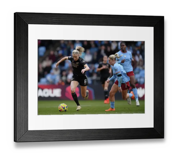 Framed Print : Battle of the Titans: Manchester City vs. Arsenal - FA Women's Super League Showdown Framed Print : Battle of the Titans: Manchester City vs. Arsenal - FA Women's Super League Showdown
